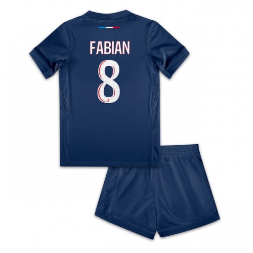 Dres Paris Saint-Germain Fabian Ruiz #8 Domaci za djecu 2024-25 Kratak Rukav (+ kratke hlače)